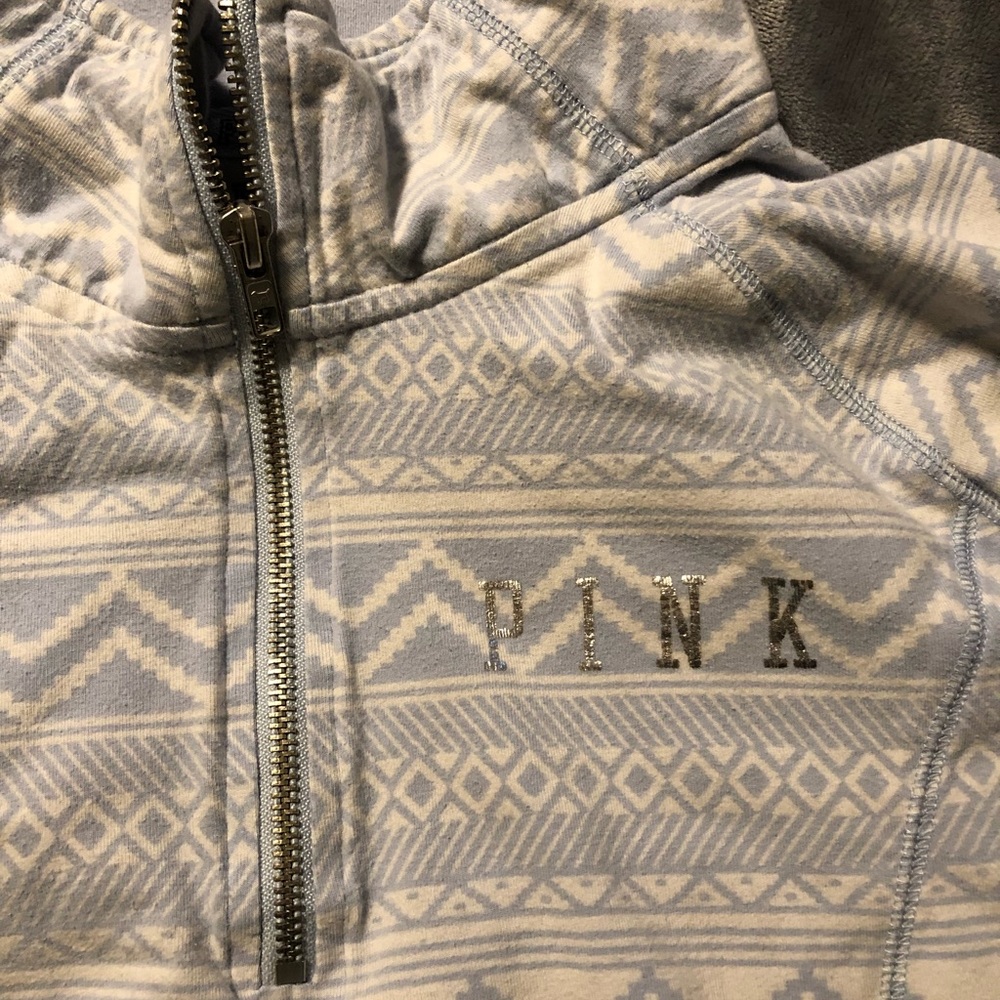 💐✨Baby blue and cream PINK quarter zip